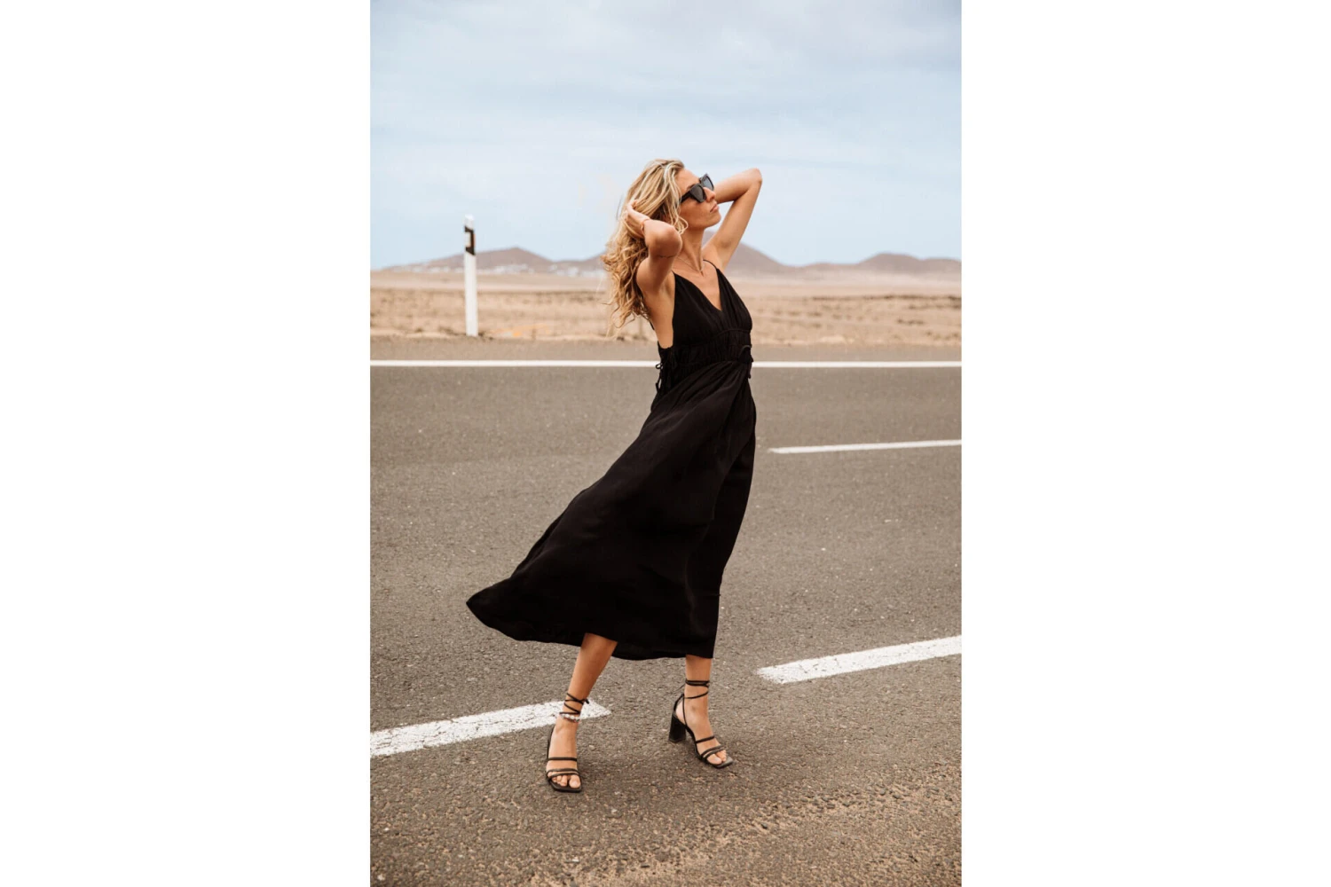 Freeman T. Porter Rizlene Plain Robe Longue Dos Nu Femme, Black â Image 9