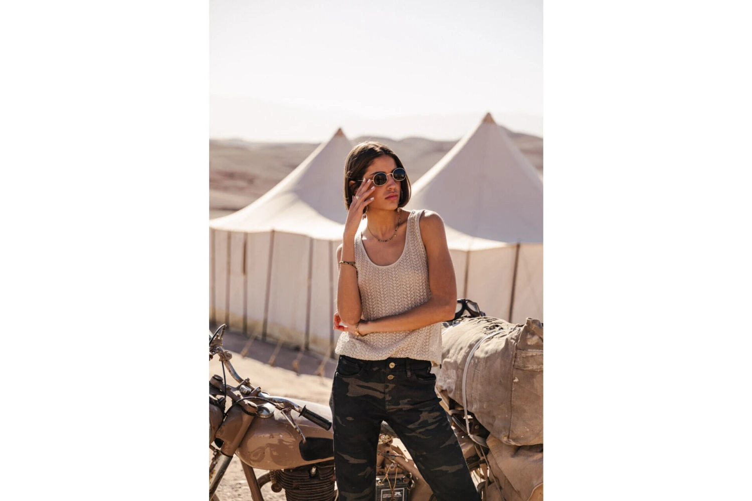 Freeman T. Porter Salomé Getaway Pantalon Imprimé à Revers Femme, Original – Image 11