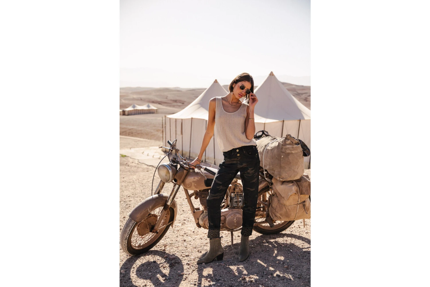 Freeman T. Porter Salomé Getaway Pantalon Imprimé à Revers Femme, Original – Image 13