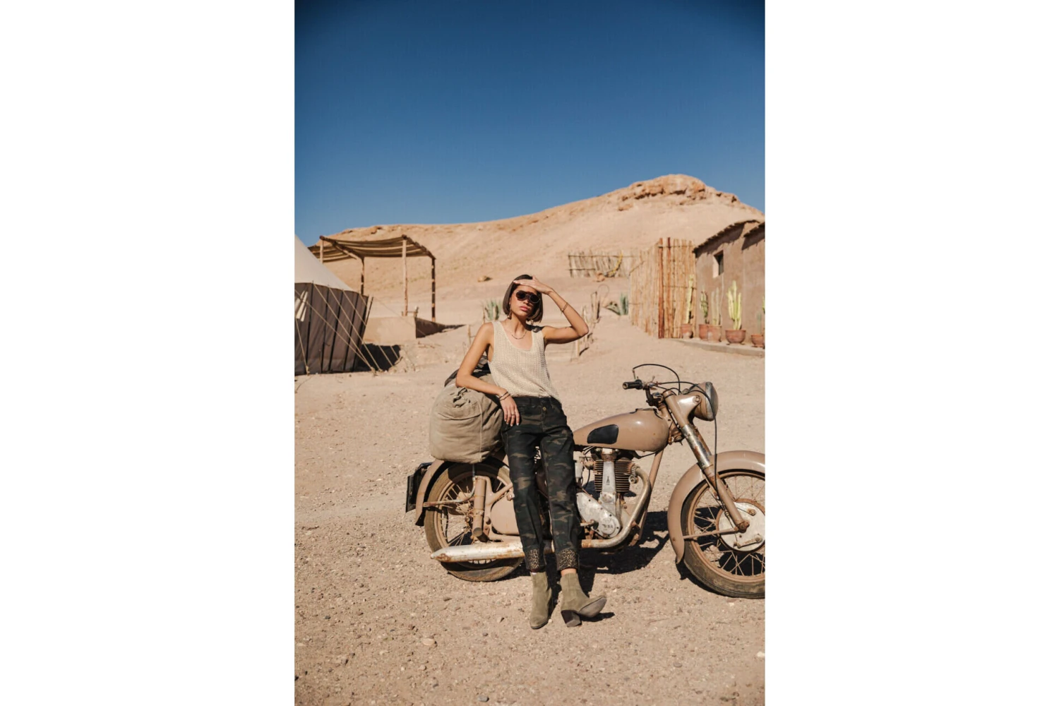 Freeman T. Porter Salomé Getaway Pantalon Imprimé à Revers Femme, Original – Image 8