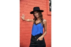 Freeman T. Porter Selia Tie & Dye Caraco Décolleté Dentelle Femme, Surf The Web