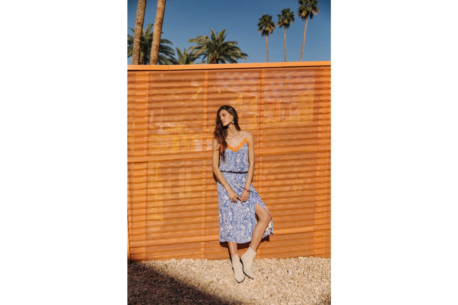 Freeman T. Porter Selia Zebrure Caraco Décolleté Dentelle Femme, Dazzling Blue – Image 5