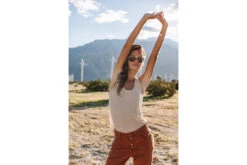 Freeman T. Porter Sloane Lecce Pantalon Boyfriend Femme, Mocha Bisque