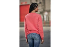 Freeman T. Porter Solene Print Boston Sweat Coupe Droite Femme, Cayenne