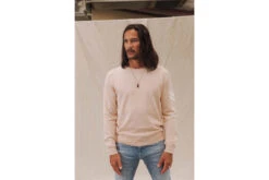 Freeman T. Porter Sonny Conwy Pull Col Rond Homme, Peach