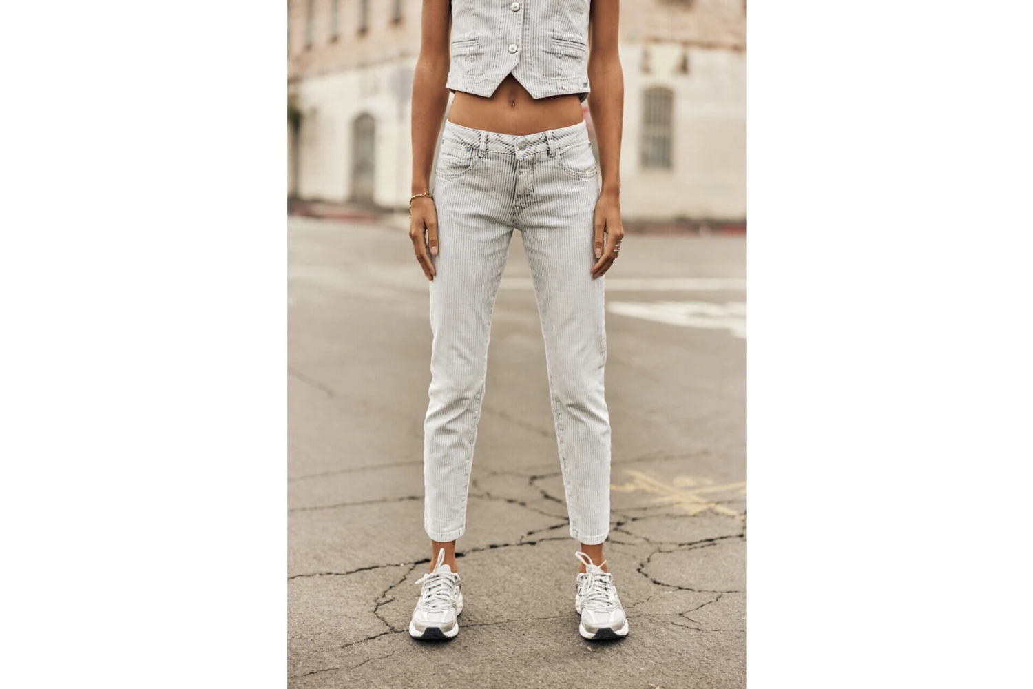 Freeman T. Porter Sophy Jeans Cropped Femme, Bossanova – Image 3