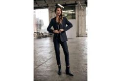 Freeman T. Porter Stessy Polyneo Blazer Cintré Col Smoking Femme, Black