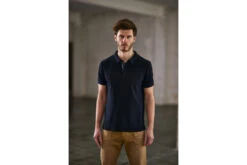 Freeman T. Porter Tadley Cotone Polo Coupe Droite Homme, Black
