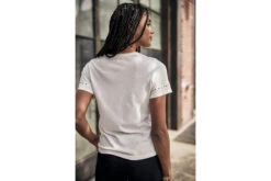 Freeman T. Porter Teddie T-shirt à Clous Femme, White