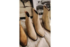 Freeman T. Porter Teresa Boots En Cuir Femme, Papyrus