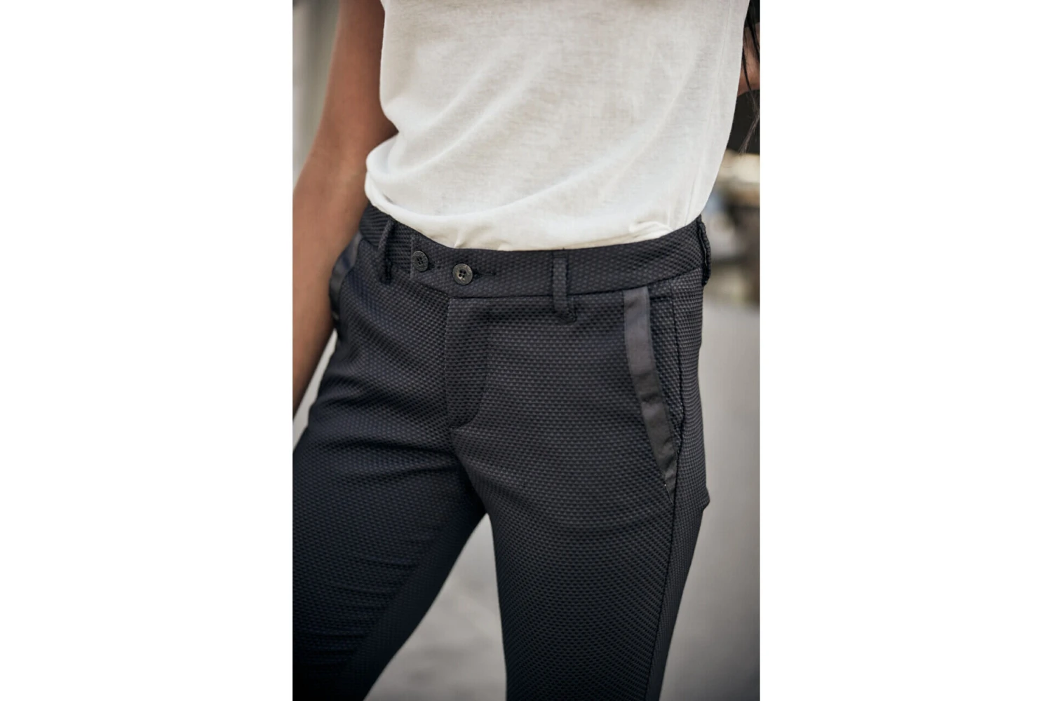 Freeman T. Porter Tessa Cassico Pantalon Super Slim Femme, Black – Image 10