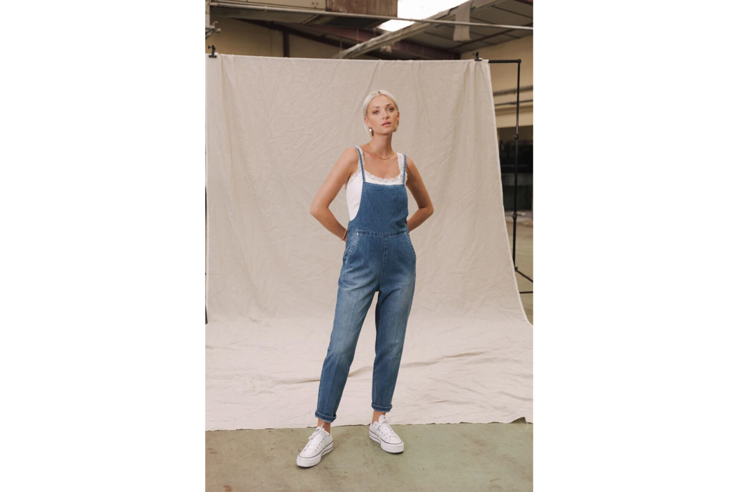 Freeman T. Porter Thalie Denim Salopette Denim Femme, Milos – Image 12