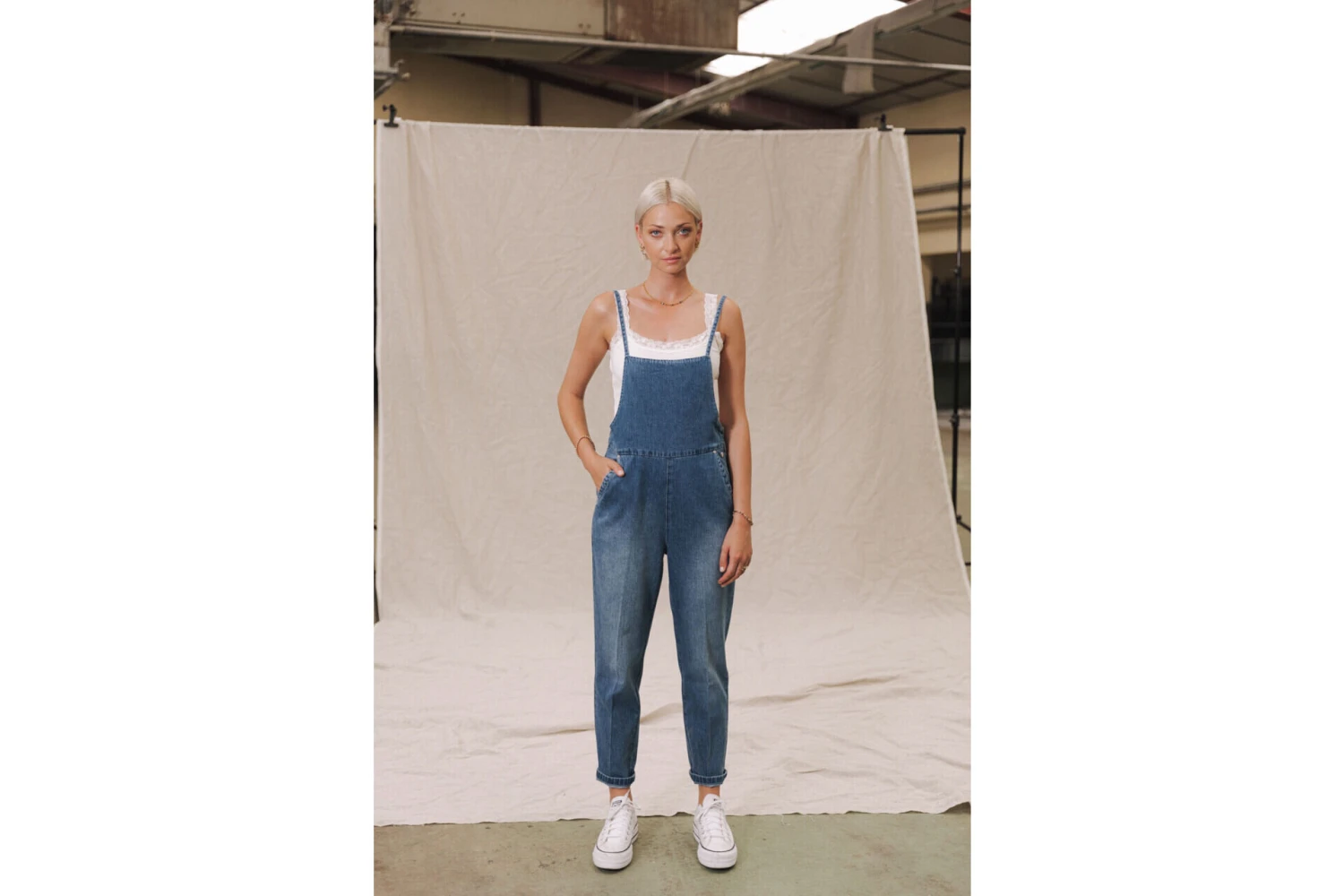 Freeman T. Porter Thalie Denim Salopette Denim Femme, Milos – Image 13