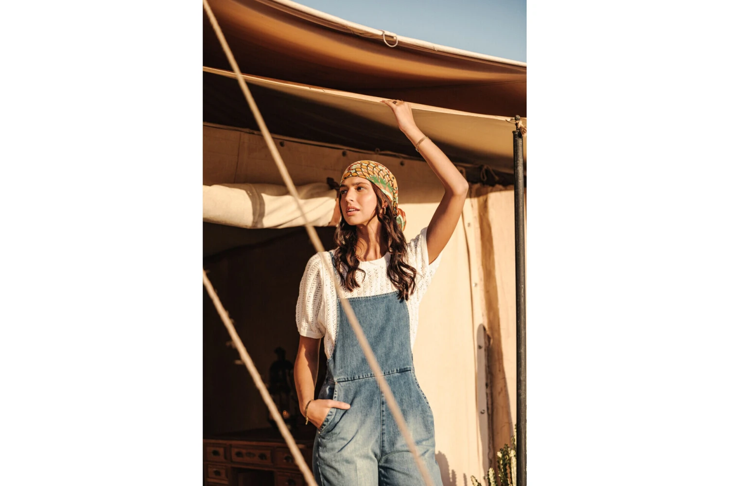 Freeman T. Porter Thalie Denim Salopette Denim Femme, Milos – Image 3