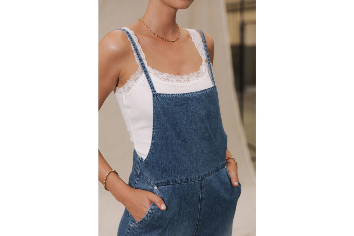 Freeman T. Porter Thalie Denim Salopette Denim Femme, Milos – Image 7