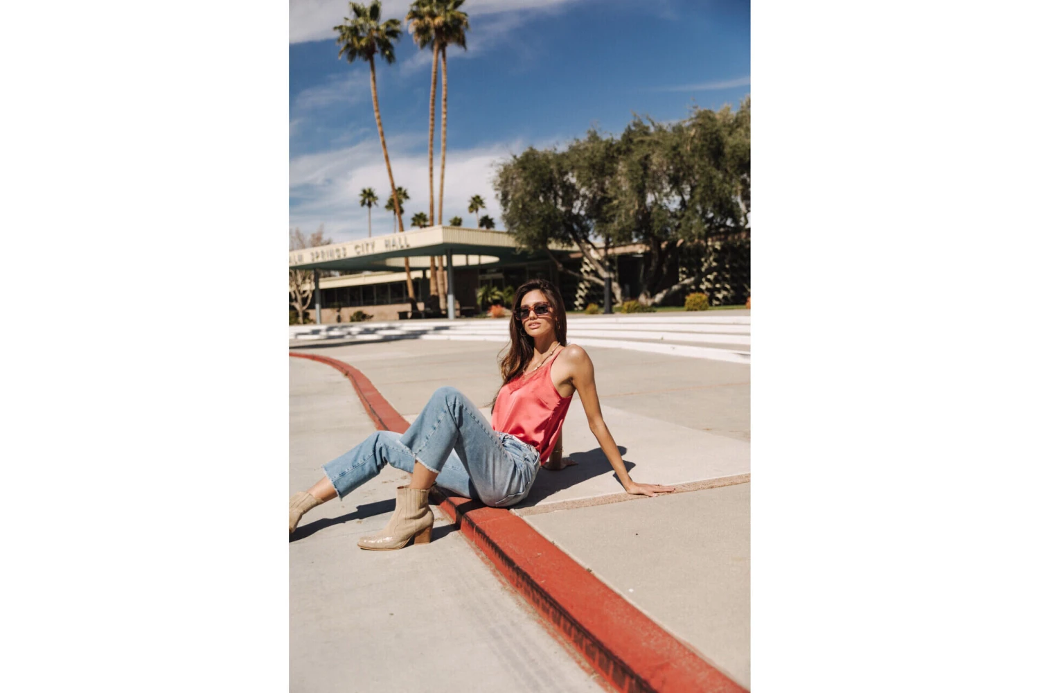 Freeman T. Porter Thylia Lace Fabric Mix Caraco Décolleté Dentelle Femme, Holly Berry – Image 5