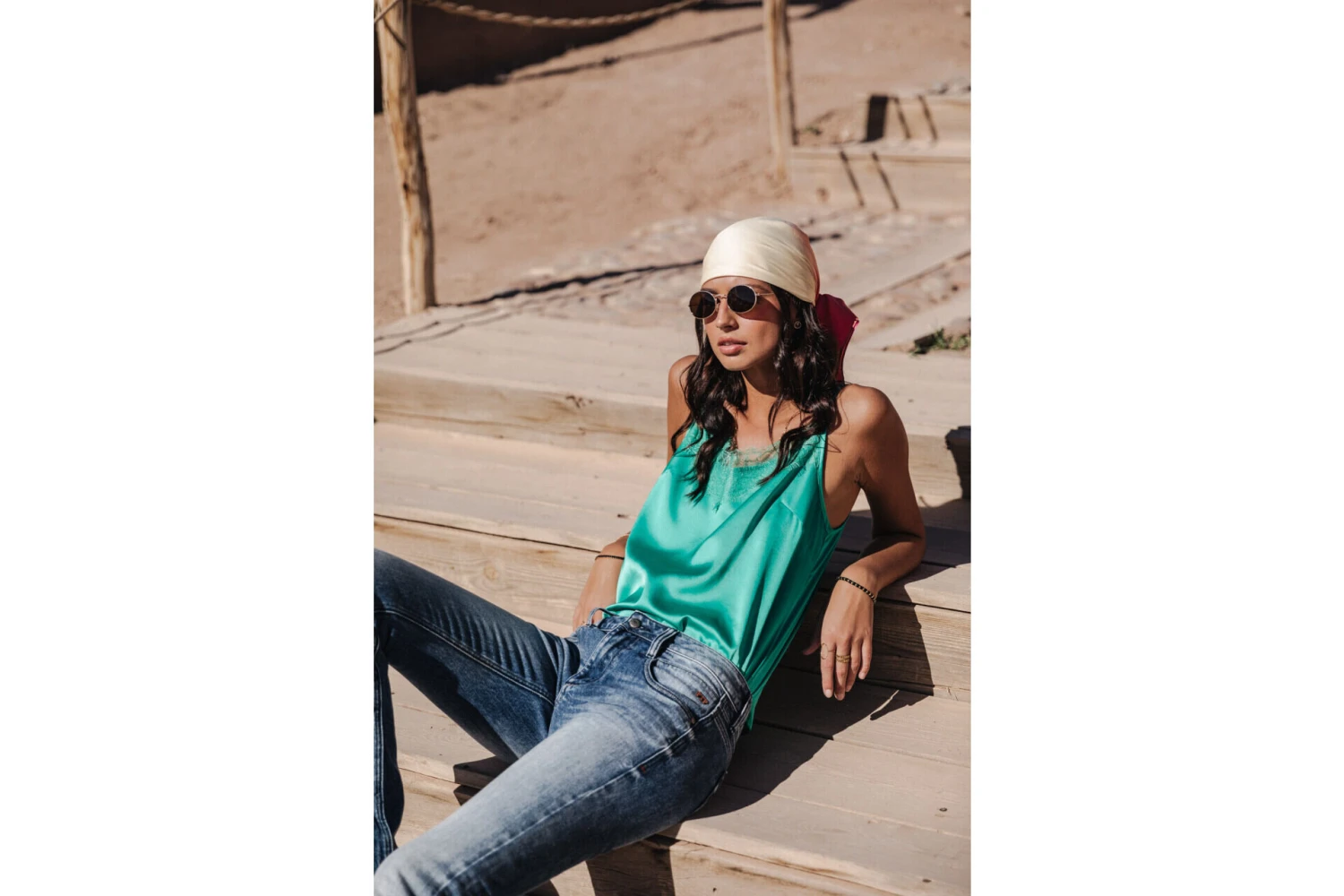 Freeman T. Porter Thylia Lace Fabric Mix Caraco Décolleté Dentelle Femme, Billiard – Image 9