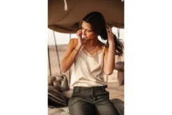 Freeman T. Porter Thylia Lace Fabric Mix Caraco Décolleté Dentelle Femme, Birch