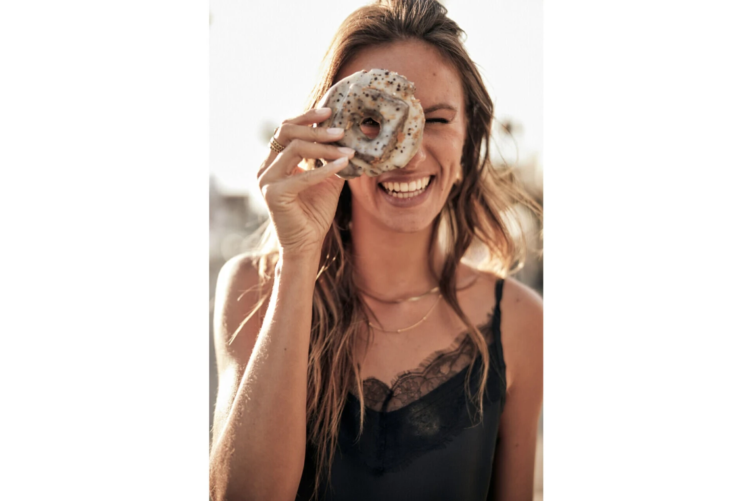 Freeman T. Porter Thylia Lace Fabric Mix Caraco Décolleté Dentelle Femme, Black – Image 7