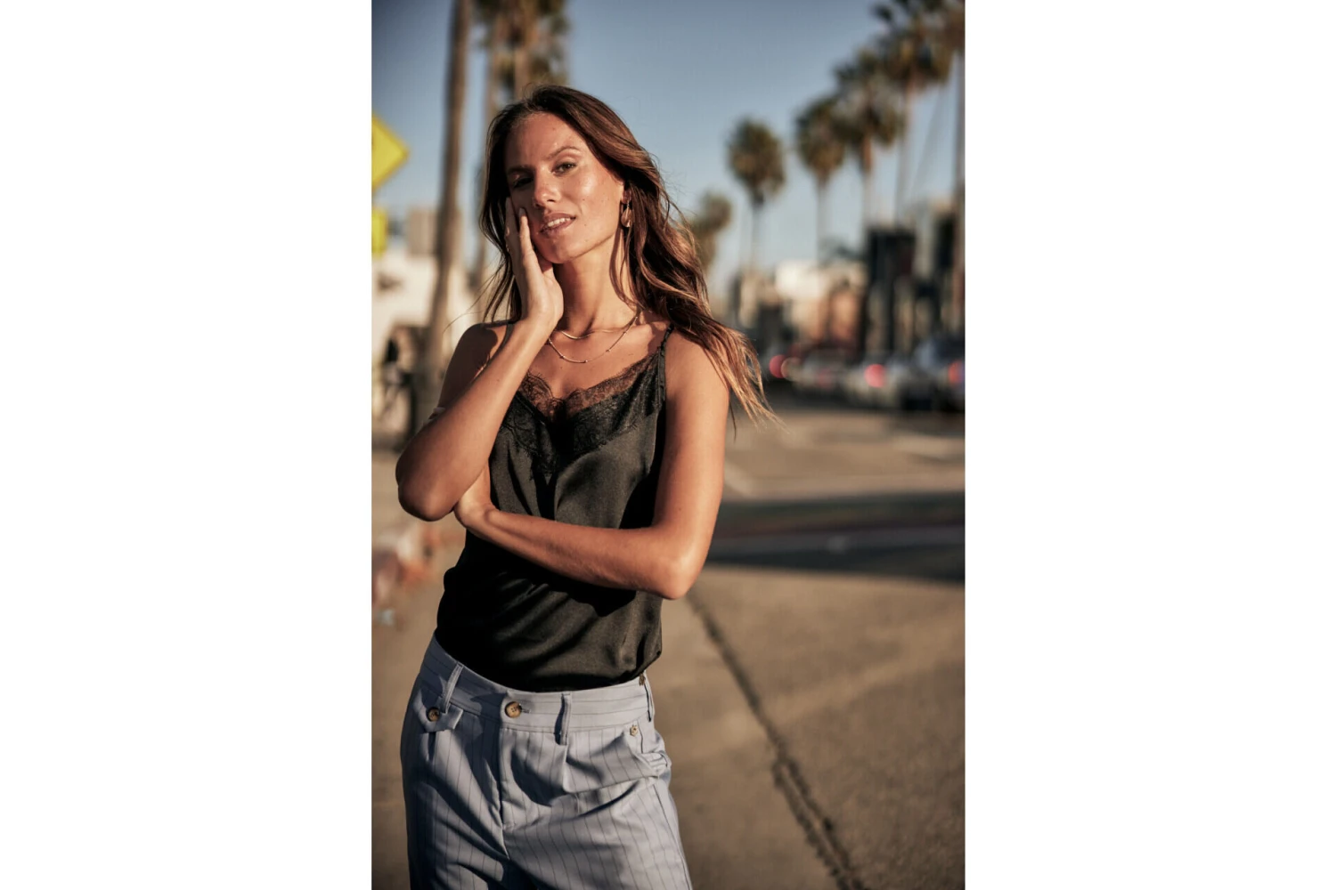 Freeman T. Porter Thylia Lace Fabric Mix Caraco Décolleté Dentelle Femme, Black – Image 10