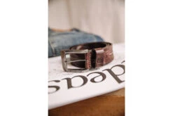 Freeman T. Porter Tibby Ceinture En Cuir Homme, Brown