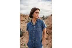 Freeman T. Porter Tifany Denim Combi Denim Style Worker Femme, Manzana Med