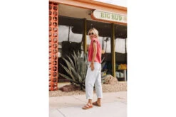 Freeman T. Porter Tressie Plain Top Large Femme, Salsa