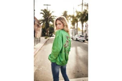 Freeman T. Porter Troopie Snake Blouson Femme, Medium Green