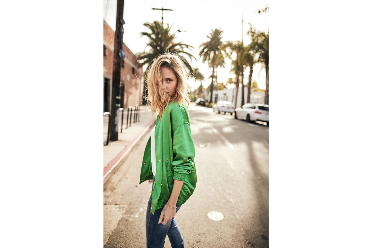 Freeman T. Porter Troopie Snake Blouson Femme, Medium Green – Image 7