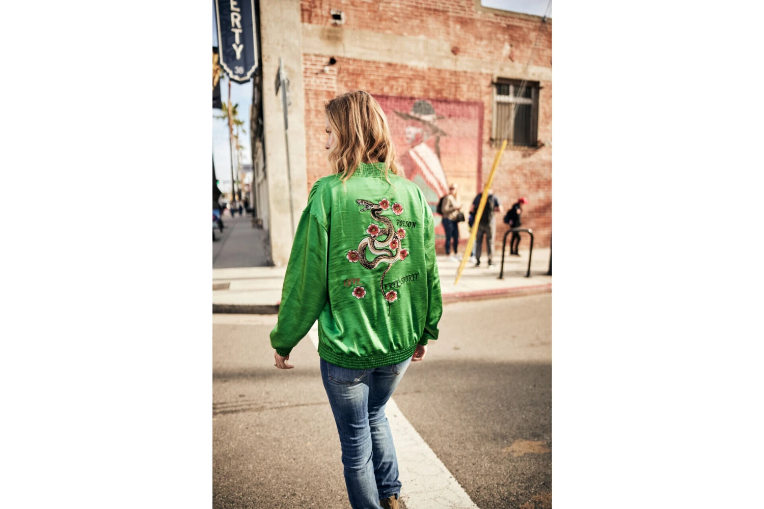Freeman T. Porter Troopie Snake Blouson Femme, Medium Green – Image 10