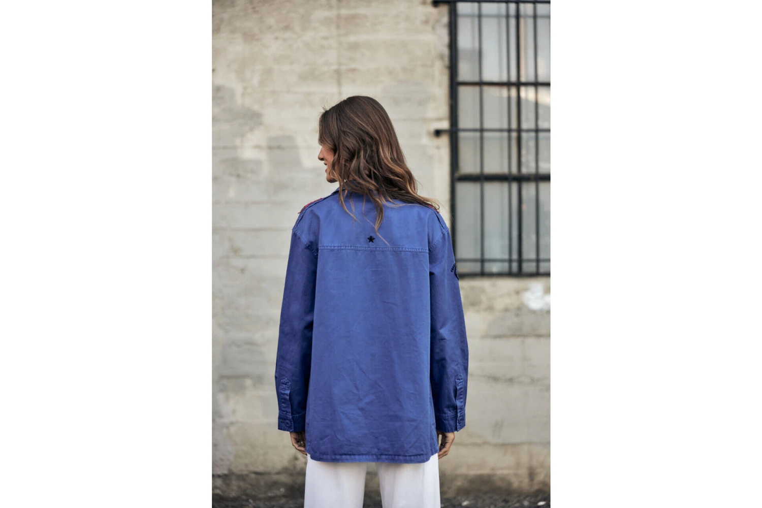 Freeman T. Porter Venty Patches 2 Veste Surchemise Femme, Dazzling Blue – Image 16