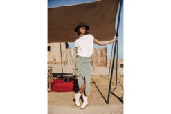 Freeman T. Porter Welby Jazz Jupe Cargo Fendue Femme, Lily Pad