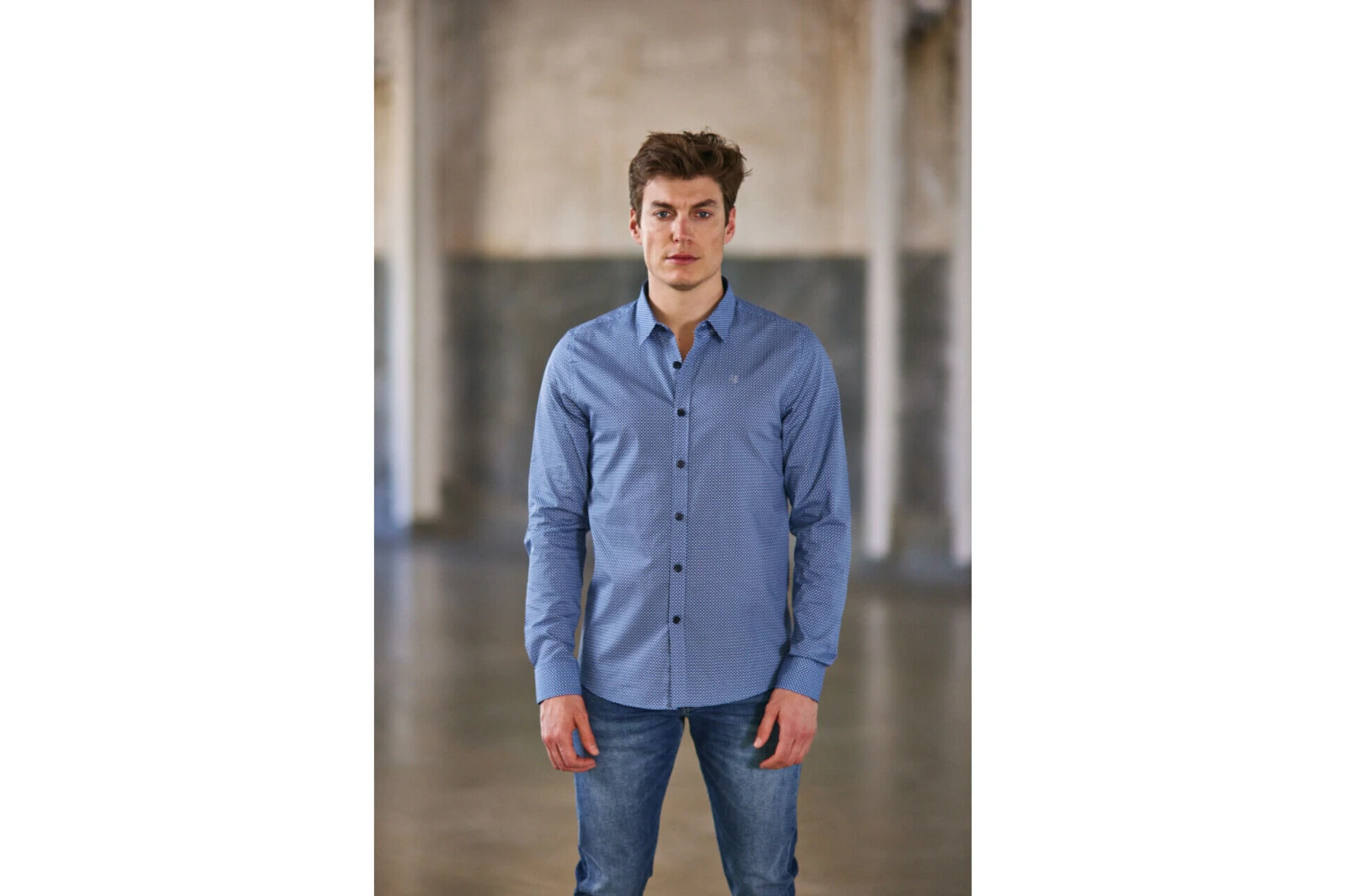 Freeman T. Porter Yoris Bizantino Chemise Imprimée Homme, Original – Image 3