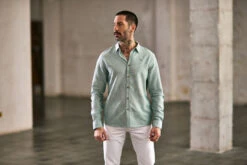 Freeman T. Porter Yoris Tokka Chemise Rayée Homme, Lily Pad